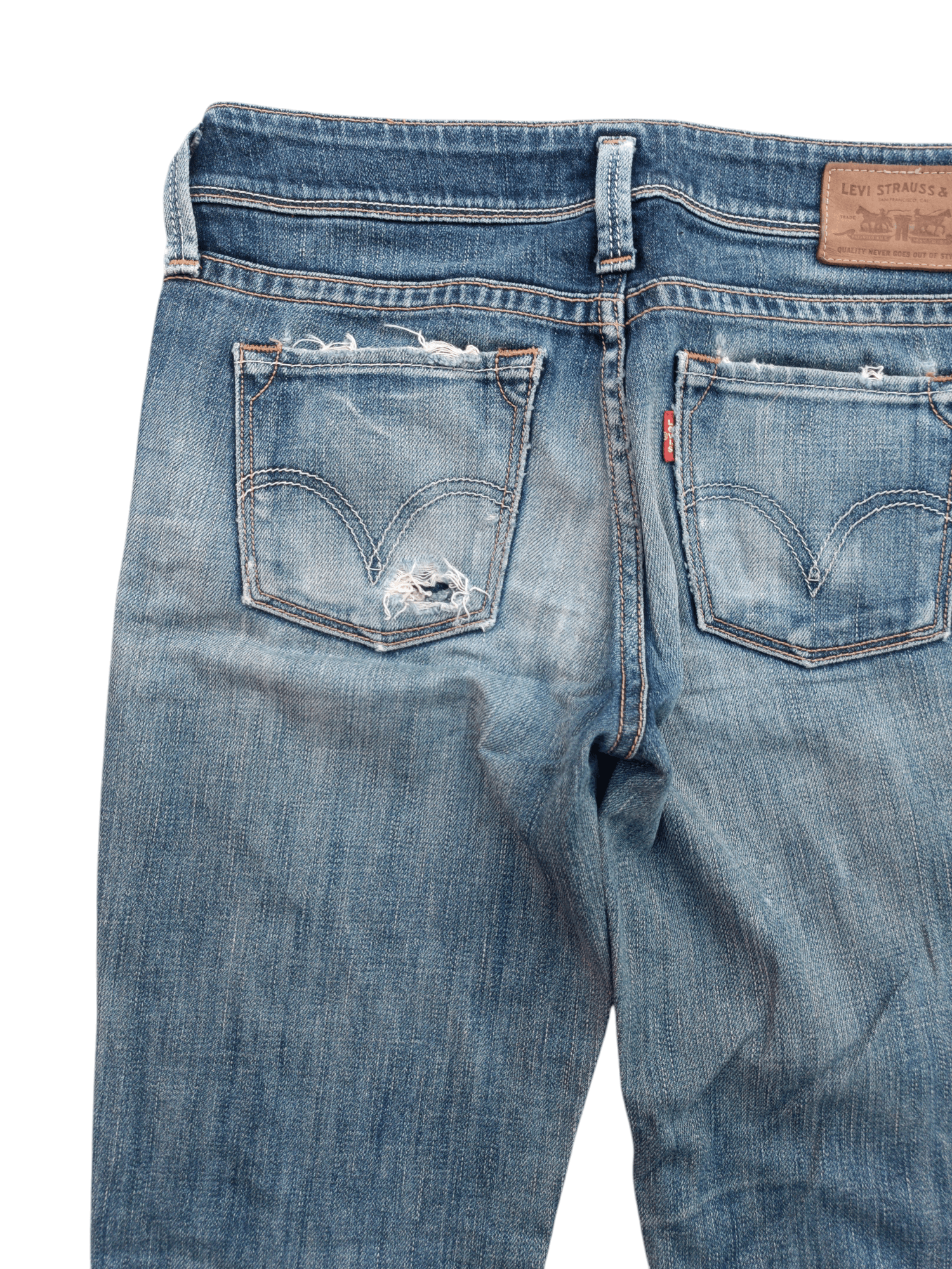 Levi's × Levi's Vintage Clothing × Vintage Vintage Levis Flared Faded Washed Distressed Denim E018 Size US 30 / EU 46 - 18 Thumbnail