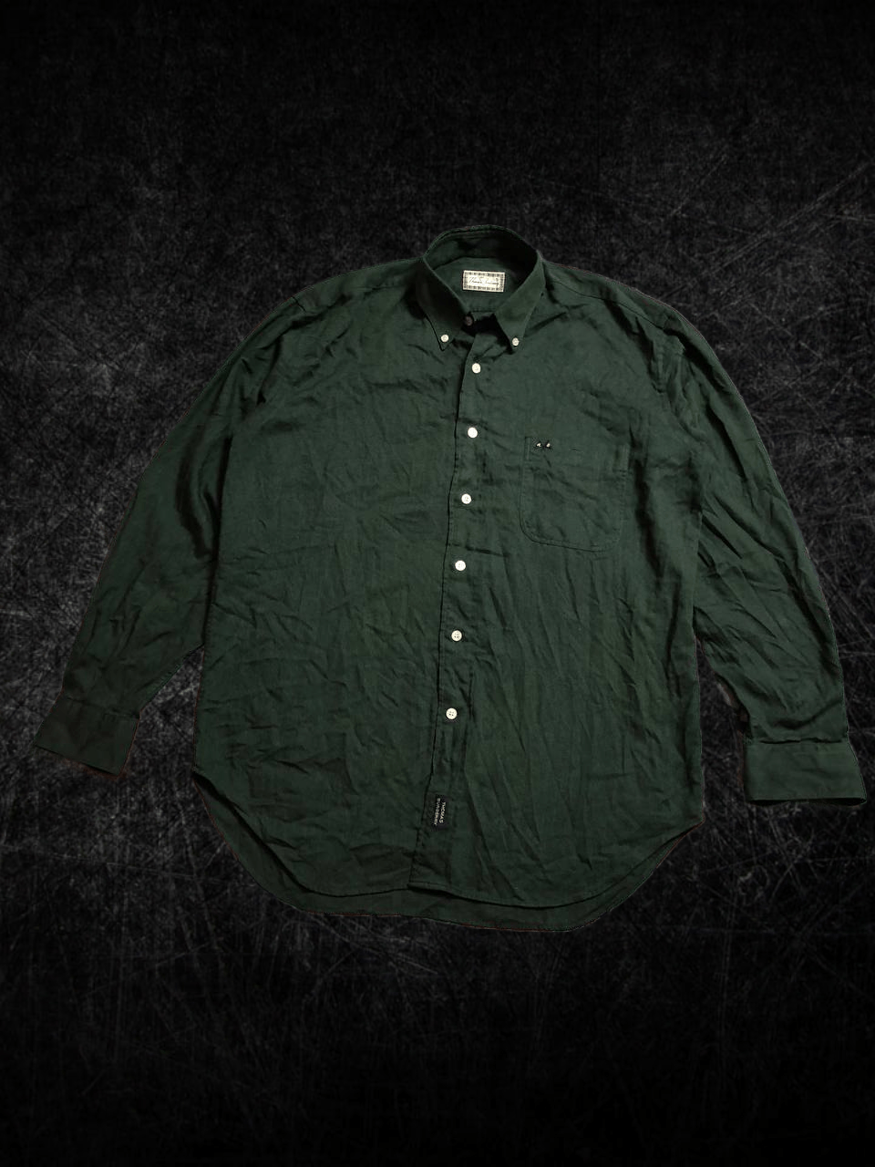 Burberry THOMAS BURBERRY Shirt Men's Green Long Sleeve Button UP Size US XXL / EU 58 / 5 - 1 Thumbnail