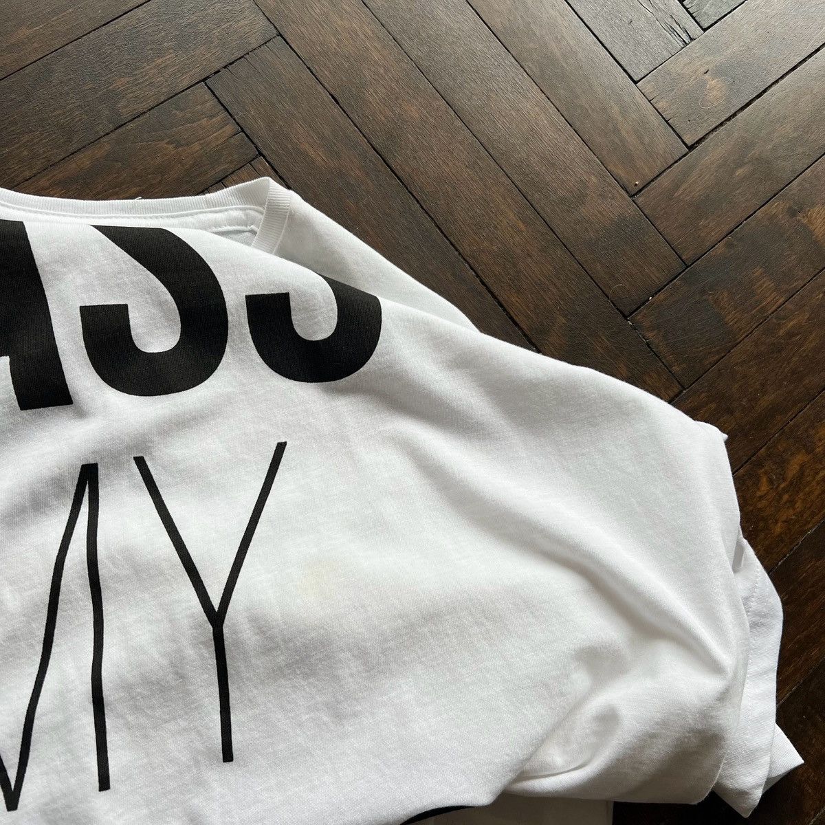 Designer × Other FSBN Ass My Kiss Short Sleeve Big Print White T-Shirt Size US XL / EU 56 / 4 - 6 Thumbnail