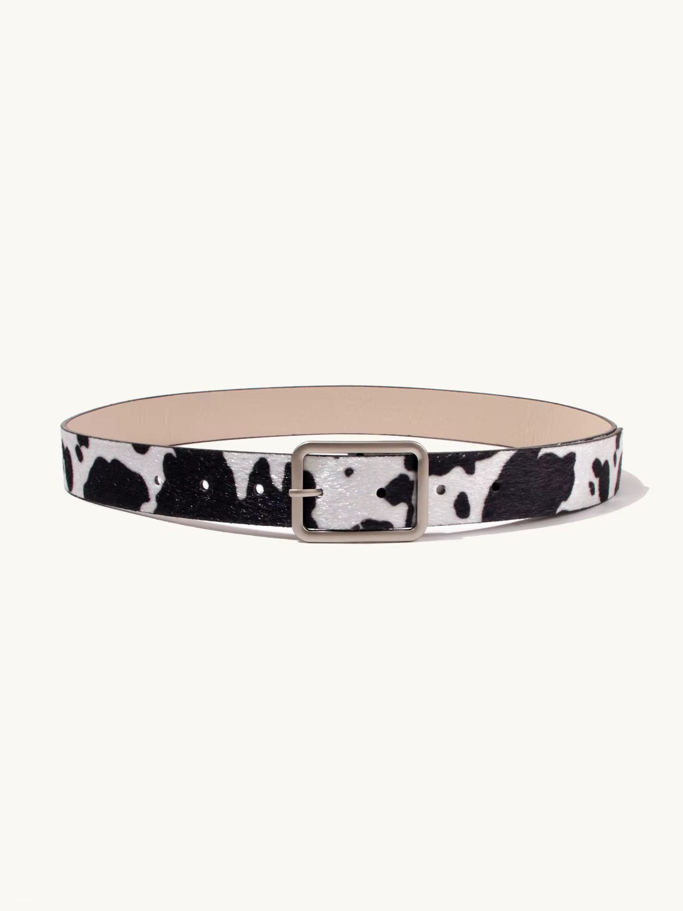 Japanese Brand 2000s leopard cow cheetah print belt Size 32 - 2 Thumbnail
