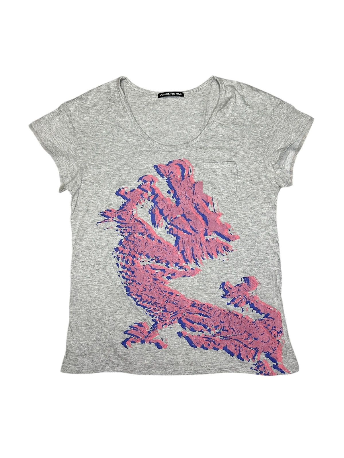 Vivienne Tam 00s Dragon T-Shirt Size XS / US 0-2 / IT 36-38 - 1 Thumbnail