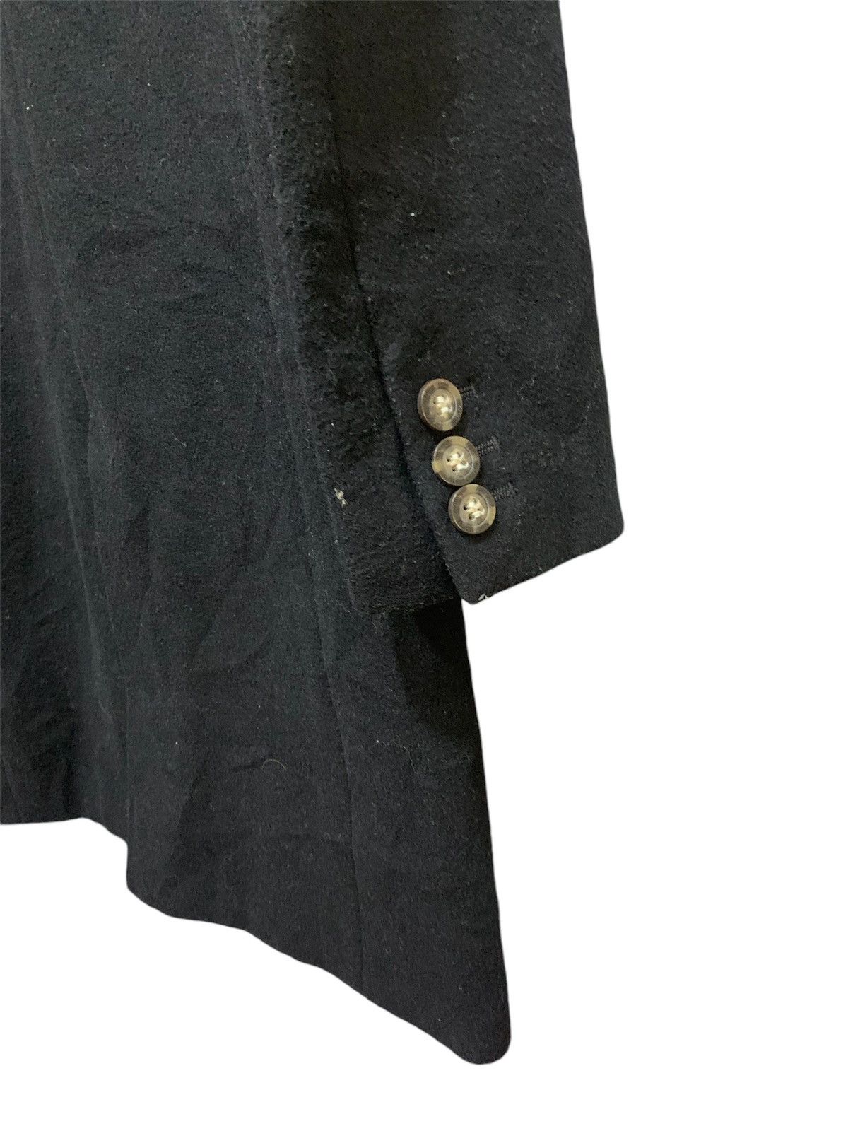 Harris Tweed × Japanese Brand Harris Twees Wool Parka Jacket Women Black Size S / US 4 / IT 40 - 6 Thumbnail