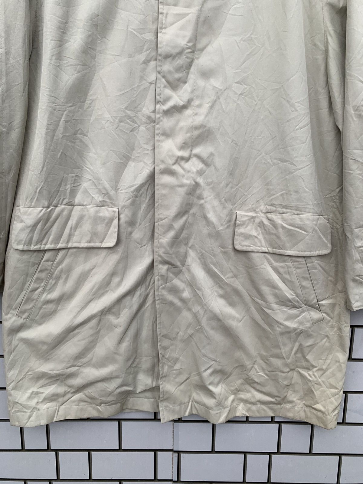 Burberry × Burberry Prorsum × Vintage Vintage Burberrys Nova Check Trench Coat Jacket Size US L / EU 52-54 / 3 - 7 Thumbnail