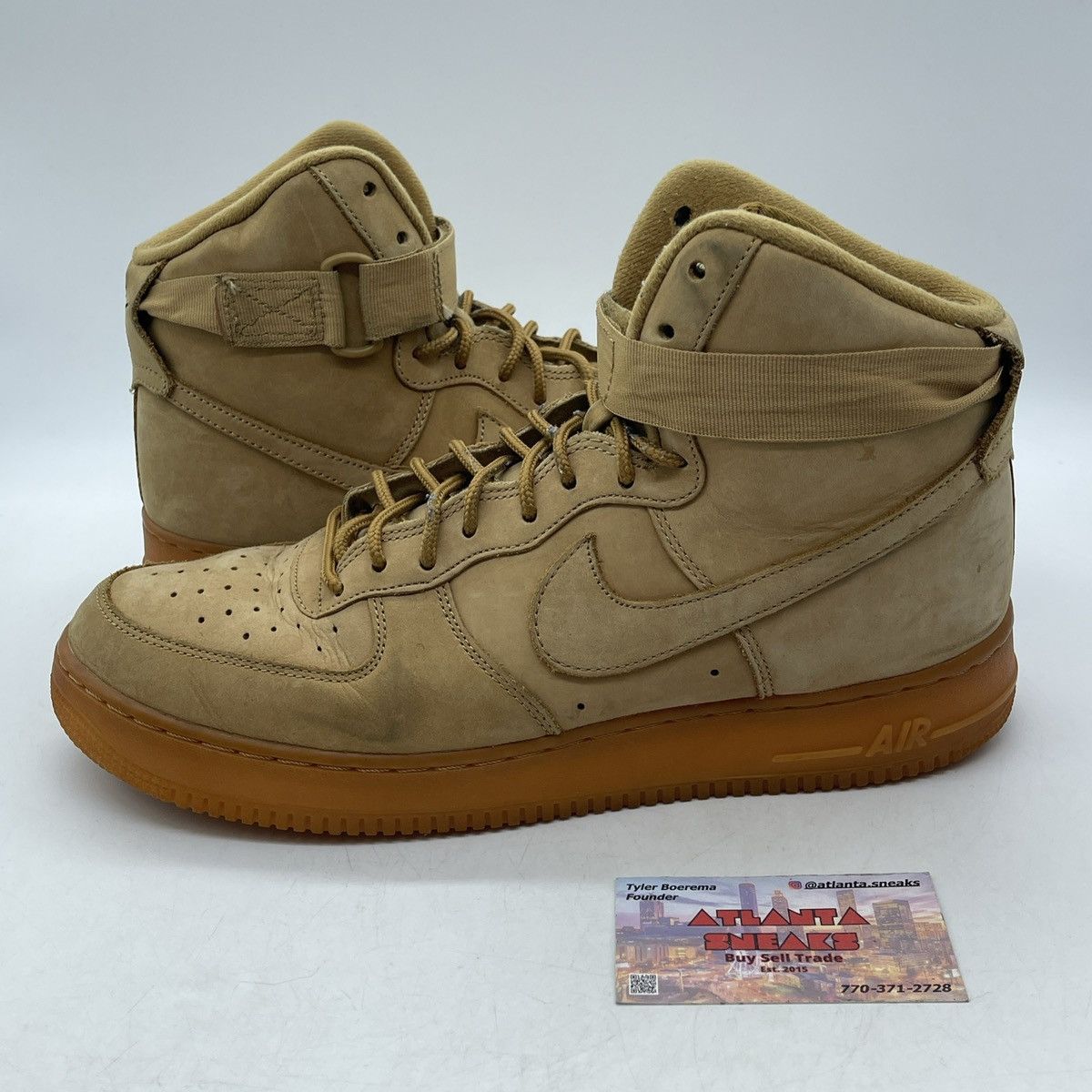 Nike Air Force 1 high 07 LV8 WB flax Size US 11.5 / EU 44-45 - 1 Thumbnail