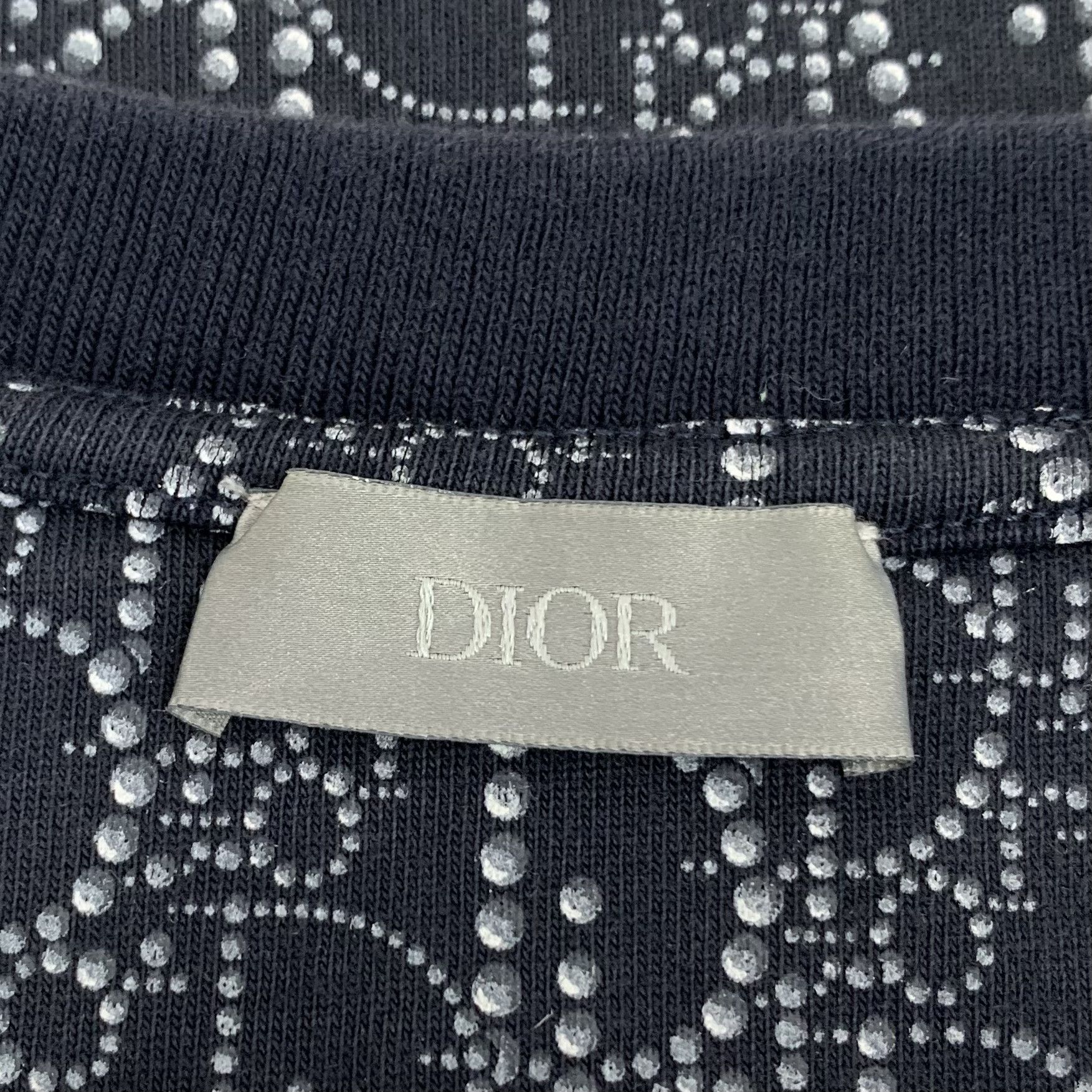 Dior Dior Monogram T-Shirt Black (XL) Size US XL / EU 56 / 4 - 3 Thumbnail
