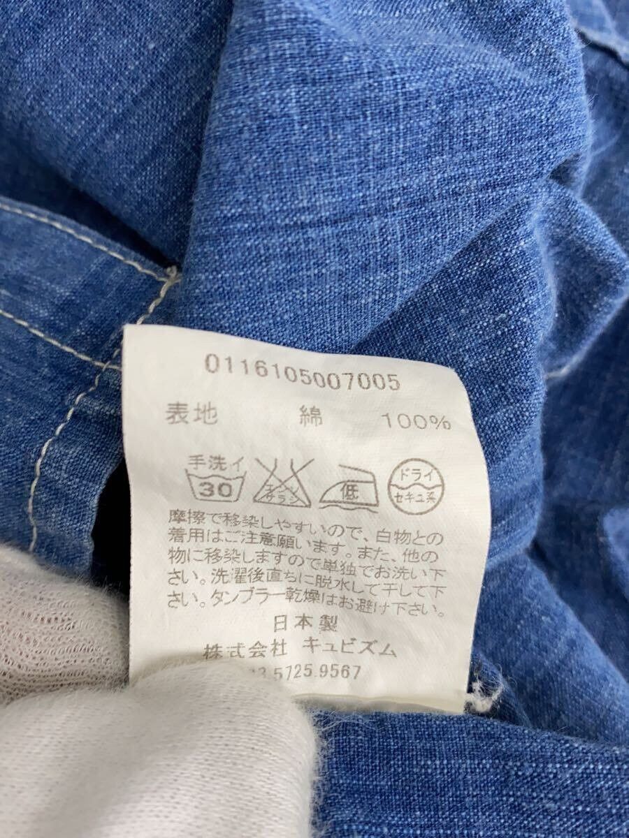 Visvim Blue Cotton Long Sleeve Shirt Size US S / EU 44-46 / 1 - 5 Thumbnail