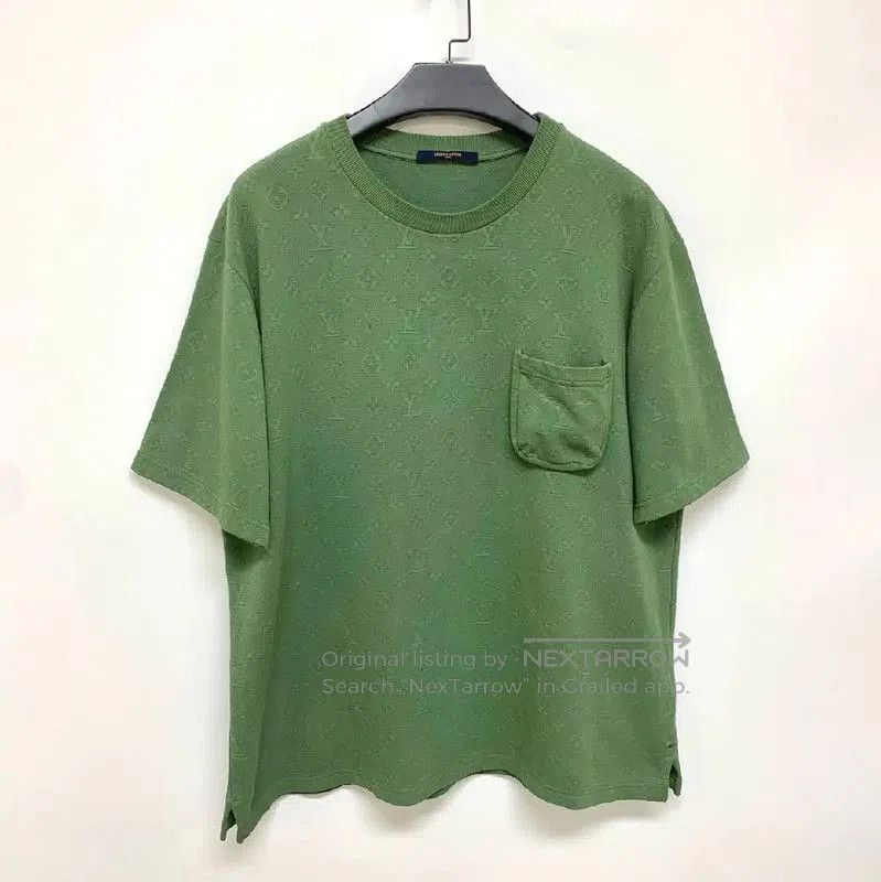 Louis Vuitton Louis Vuitton Green Cotton T. Size US XXL / EU 58 / 5 - 1 Thumbnail