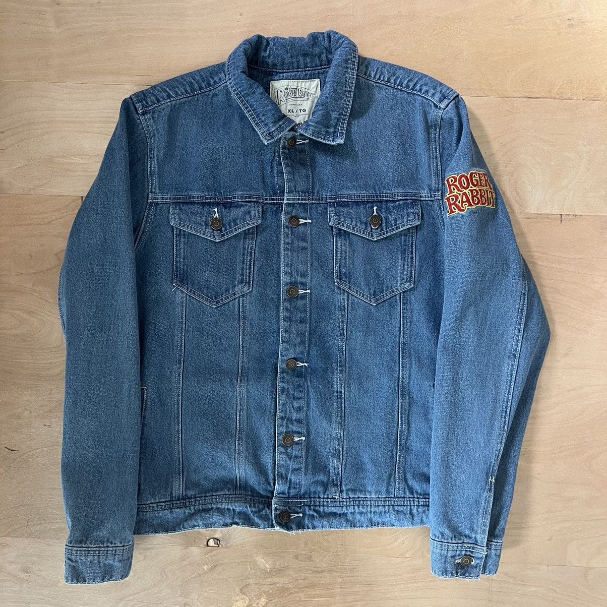 Streetwear Who Framed Roger Rabbit Denim Jacket Blue Cakeworthy Movie ...
