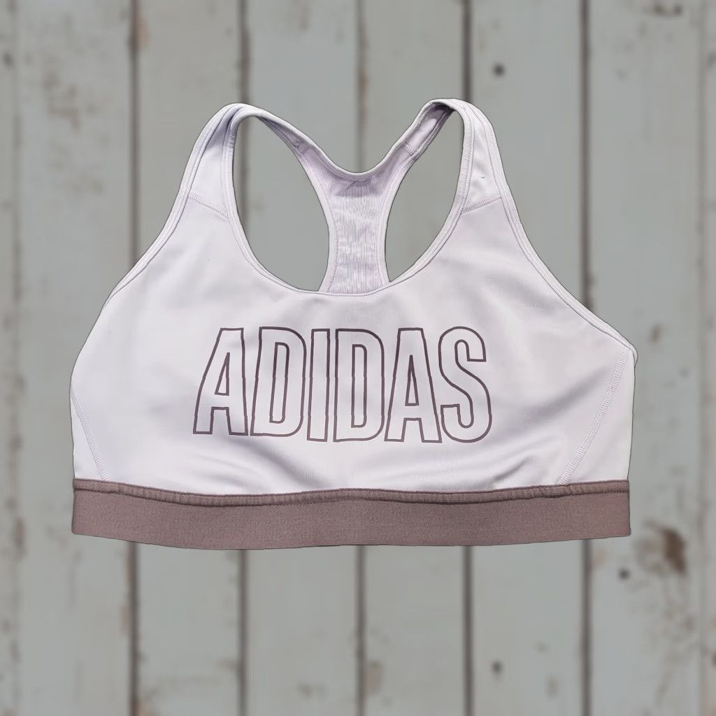 Adidas Adidas Sports Bra Womens Size Small Alphaskin -Impact Lavender Purple Athletic Shirt Size ONE SIZE - 1 Thumbnail