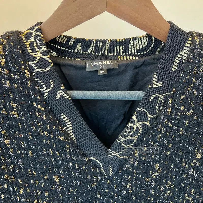 Chanel Chanel Winter Wool Knit Black Sweater . Size M / US 6-8 / IT 42-44 - 5 Thumbnail