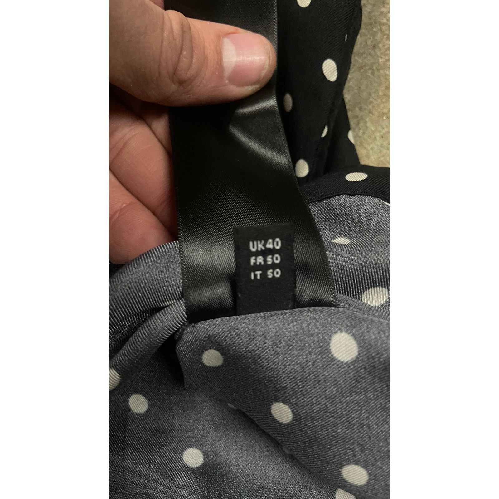 Amiri Amiri Polka Dot Silk Button Up Black Cream Used Large Size US L / EU 52-54 / 3 - 5 Thumbnail
