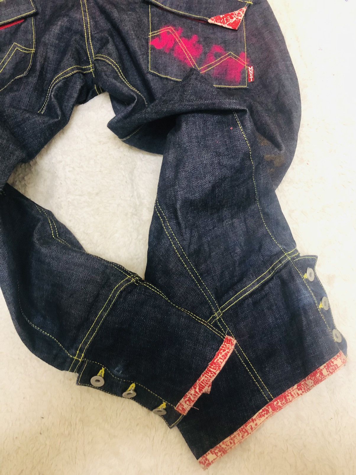 Japanese Brand Rare monsteat by momotaro baggy Size US 43 - 7 Thumbnail