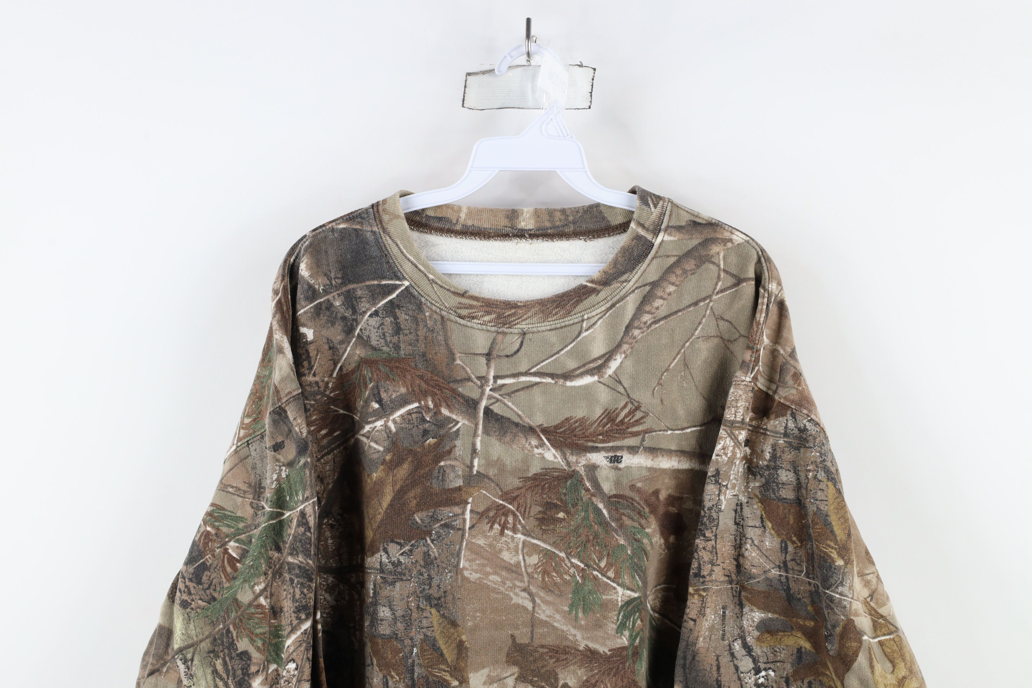 Vintage Vintage 90s Streetwear Camouflage Crewneck Sweatshirt Size US XL / EU 56 / 4 - 2 Thumbnail