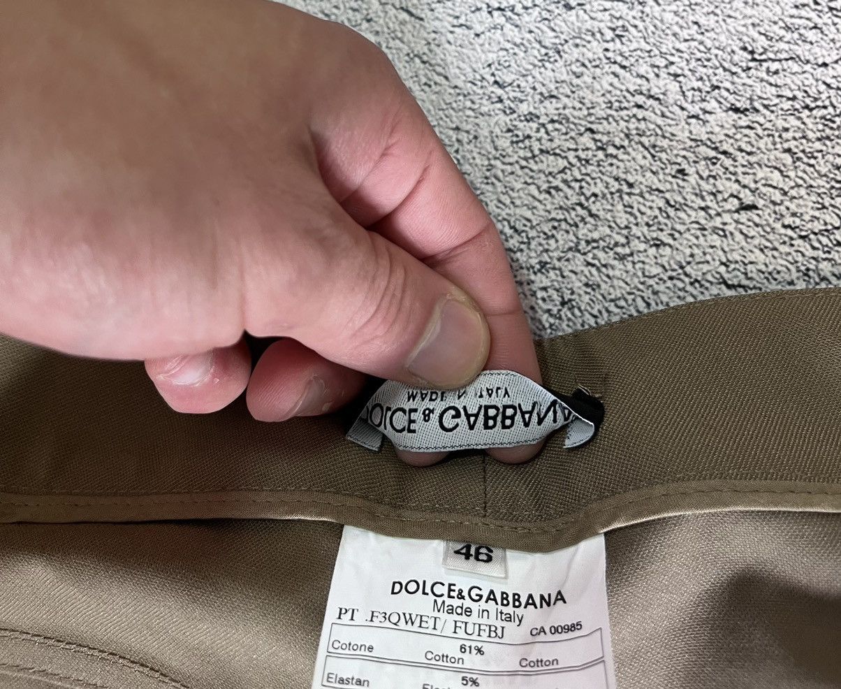 Dolce & Gabbana Dolce & Gabbana Women’s Brown Pants Logo Patch Made in Italy Size 32" / US 10 / IT 46 - 12 Thumbnail