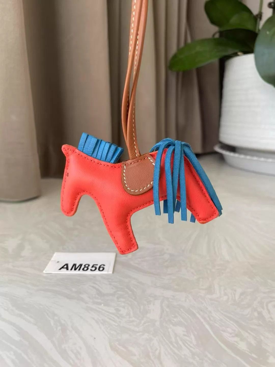Hermes Hermès Mini Horse Bag Charm Mint Y Stamp AM856 Size ONE SIZE - 6 Thumbnail