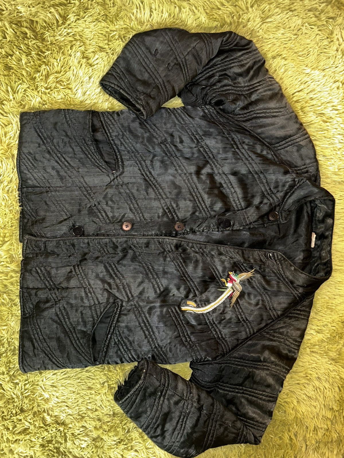 Vintage Extremely Rare Vintage Japanese 1970s silk jacket Size US L / EU 52-54 / 3 - 1 Thumbnail