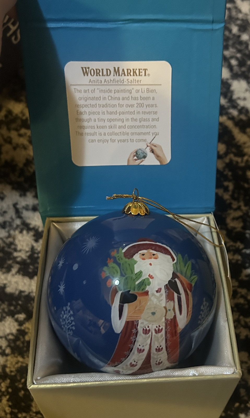 Other World Market Li Bien Glass Ornament Global Collection 2025 Size ONE SIZE - 3 Thumbnail