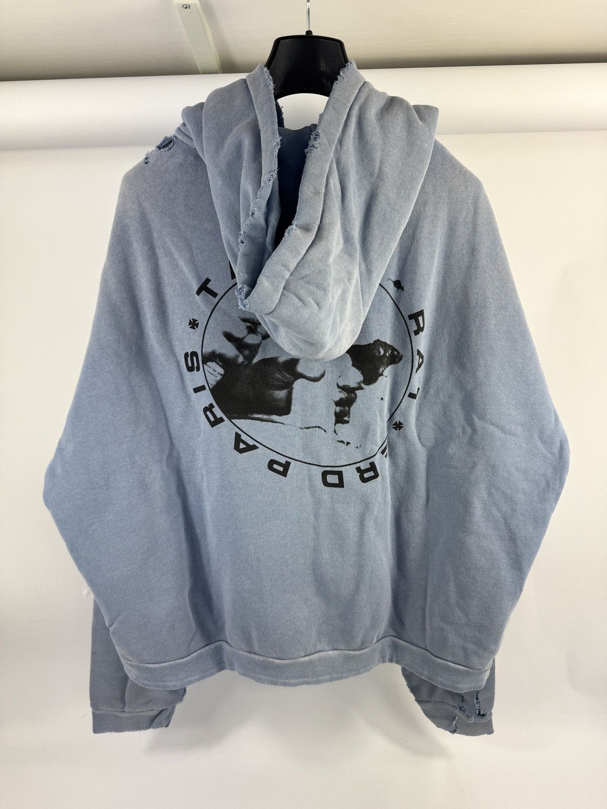 Enfants Riches Deprimes TABAC RAT DISTRESSED ZIP HOODIE Size US XL / EU 56 / 4 - 2 Thumbnail
