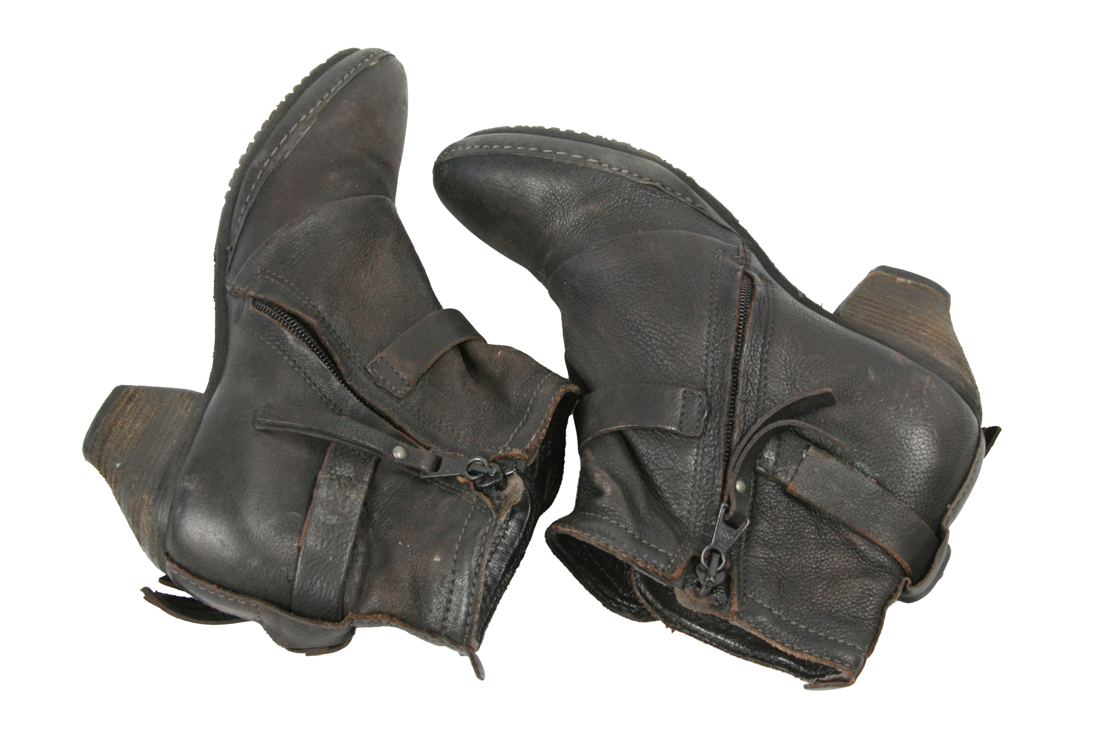 A.S.98 00S Airstep Grunge Avant Garde Heeled Boots Vintage Size US 6 / IT 36 - 9 Thumbnail