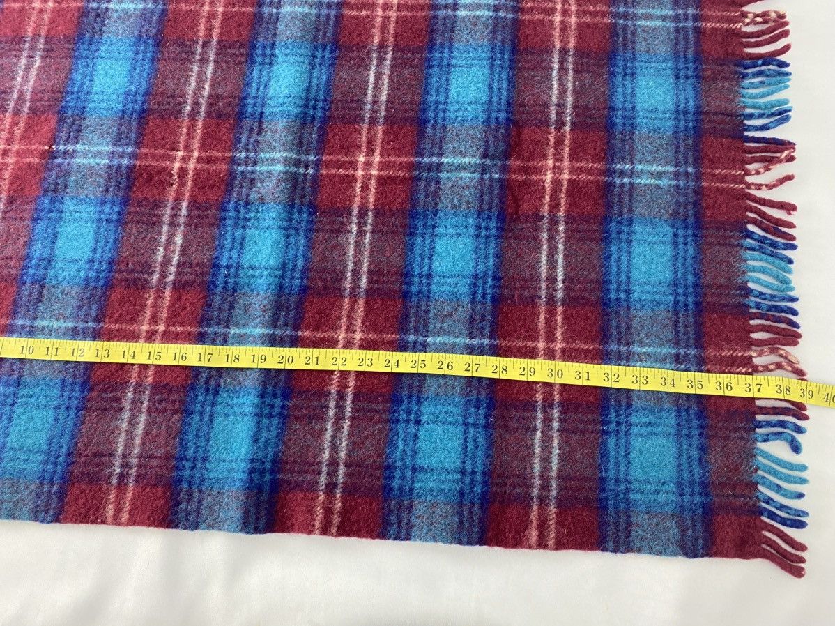 Valentino 90s Valentino Garavani Lambswool Plaid Checked Tartan Scarf Size ONE SIZE - 6 Thumbnail