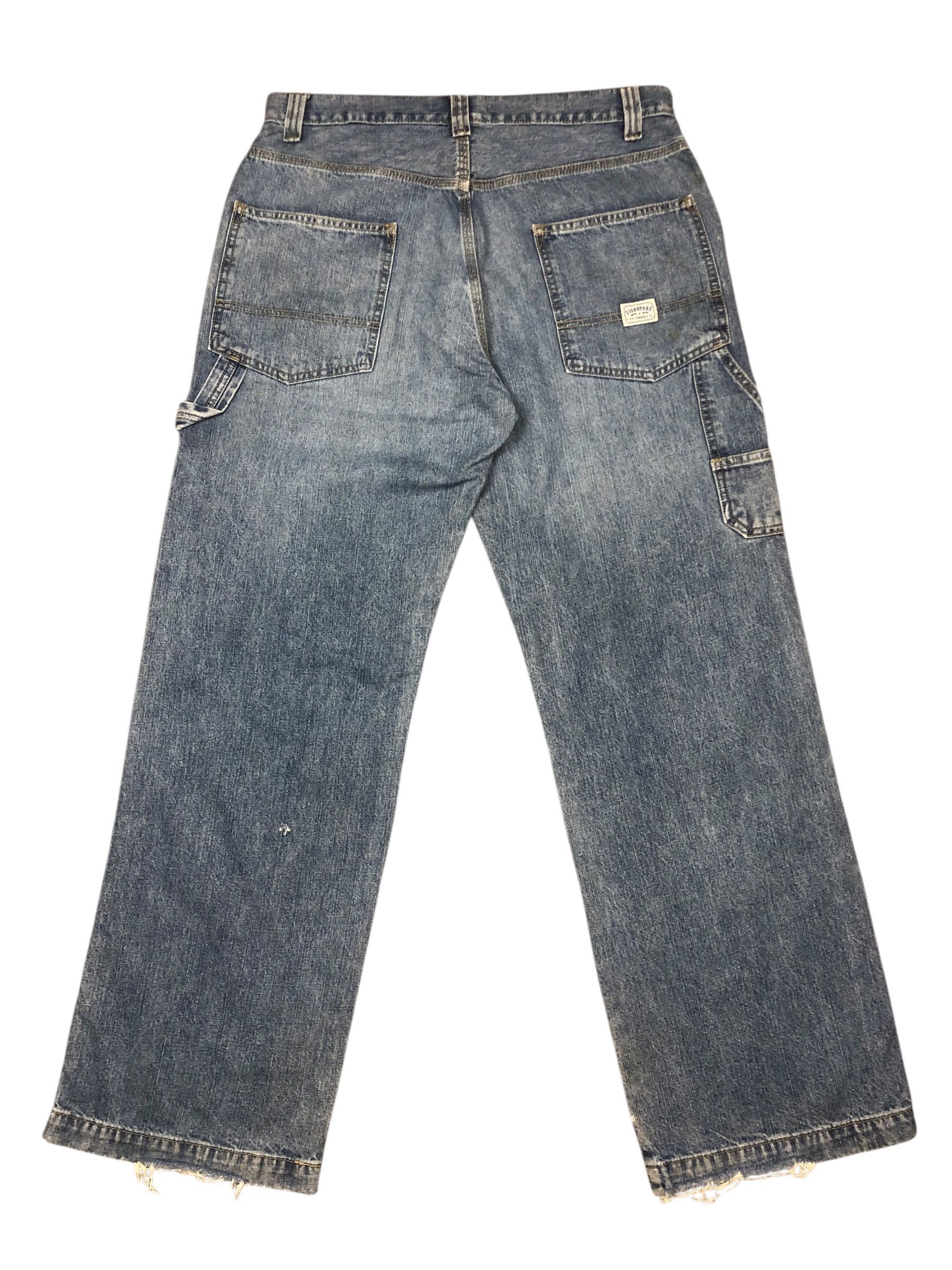 Levi's Vintage 90s Archived Levi`s Carpenter Wash Blue Jeans Size US 34 / EU 50 - 2 Thumbnail