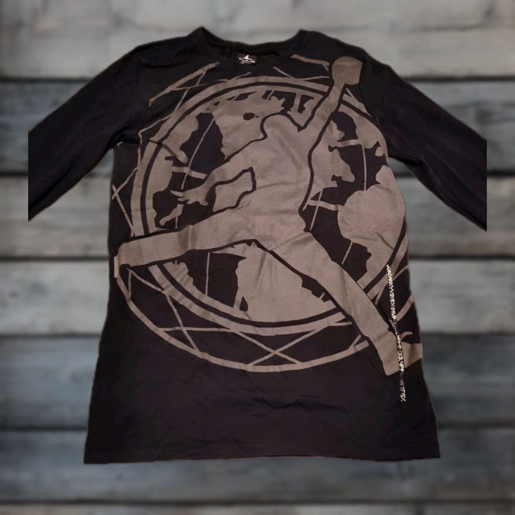 Nike Nike Jordan Jumpman Toronto 2016 Long Sleeve Tee Shirt Huge Logo Sz S 828212-010 Size US S / EU 44-46 / 1 - 1 Thumbnail