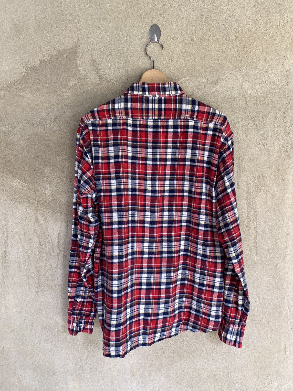 Canterbury of New Zealand Vintage Canterbury Wood Plaid Tartan Flannel Shirt Size US L / EU 52-54 / 3 - 7 Thumbnail