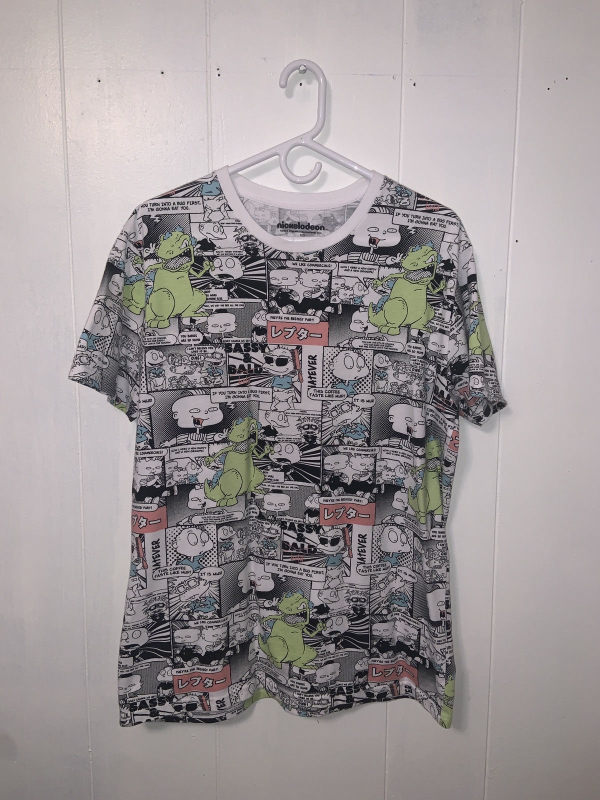 Nickelodeon Men’s Nickelodeon Rugrats AOP T Shirt - Size Large Size US L / EU 52-54 / 3 - 5 Thumbnail