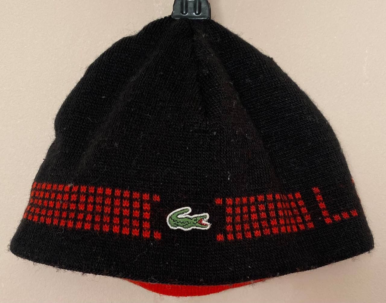Lacoste Vintage Lacoste Reversible Beanie hat wool Rare Casual Y2K Size ONE SIZE - 1 Thumbnail