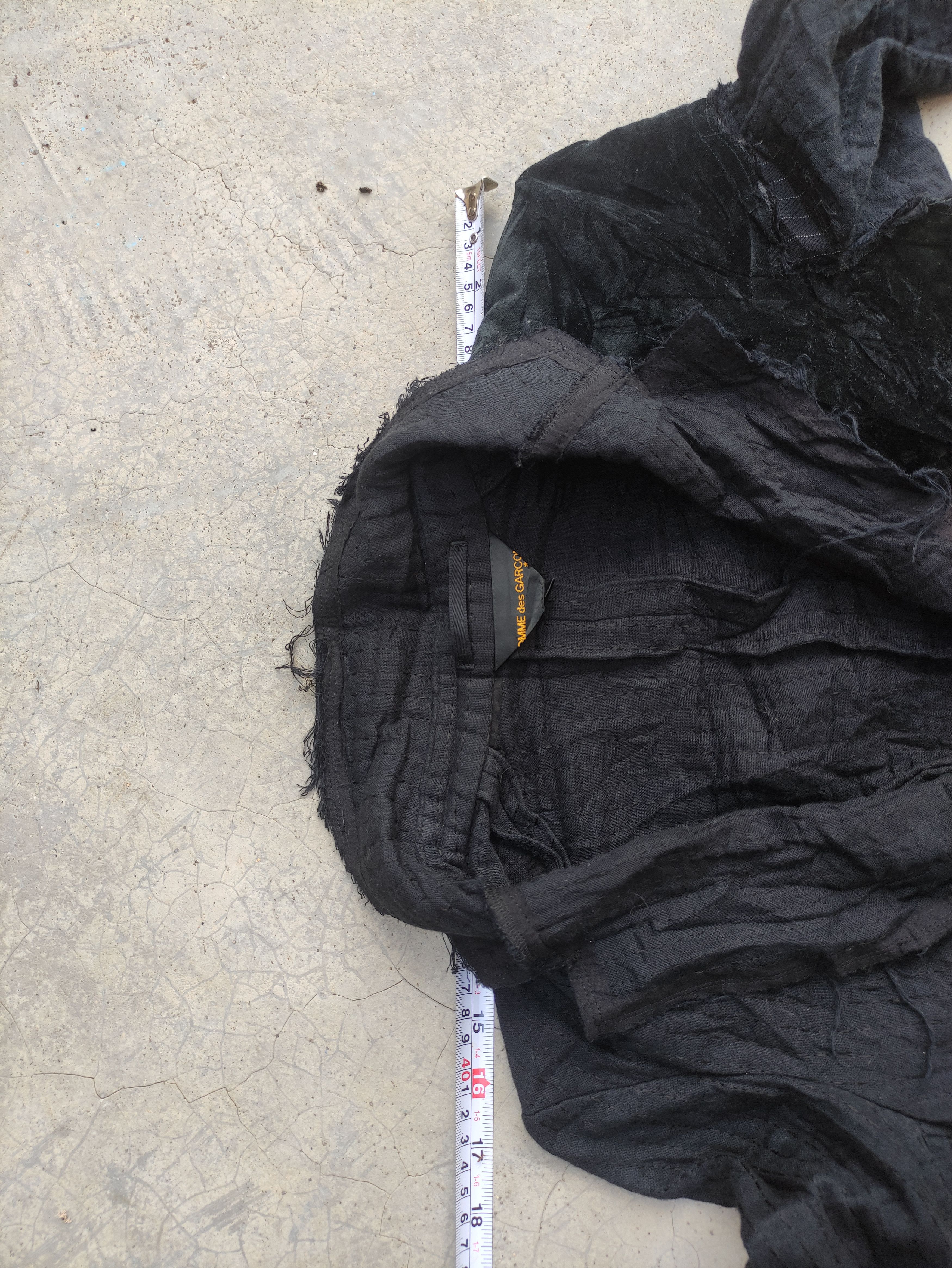 Comme des Garcons COMME DES GARÇONS DESIGN PATCHWORK DISTRESSED OPEN JACKET Size US S / EU 44-46 / 1 - 13 Thumbnail