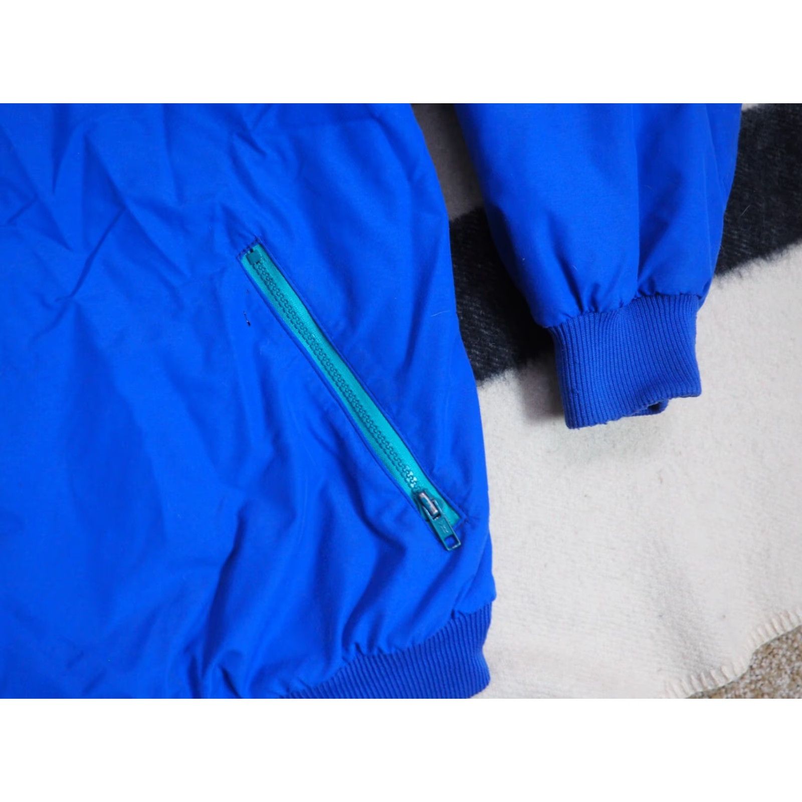 Vintage VINTAGE REI Jacket Nylon Blue Outdoor 90s L Mens/Adult Logo Zip Fleece Lined Size US L / EU 52-54 / 3 - 6 Thumbnail