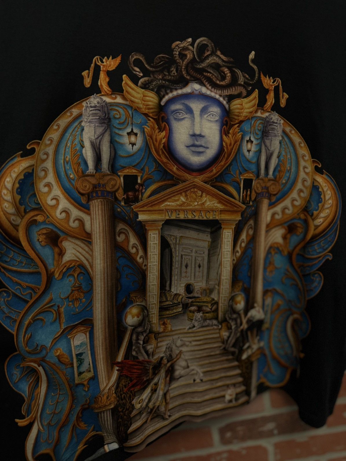 Versace Versace Men Triptych Print 2017 Baroque Medusa Art XXXL Size US XXL / EU 58 / 5 - 5 Thumbnail