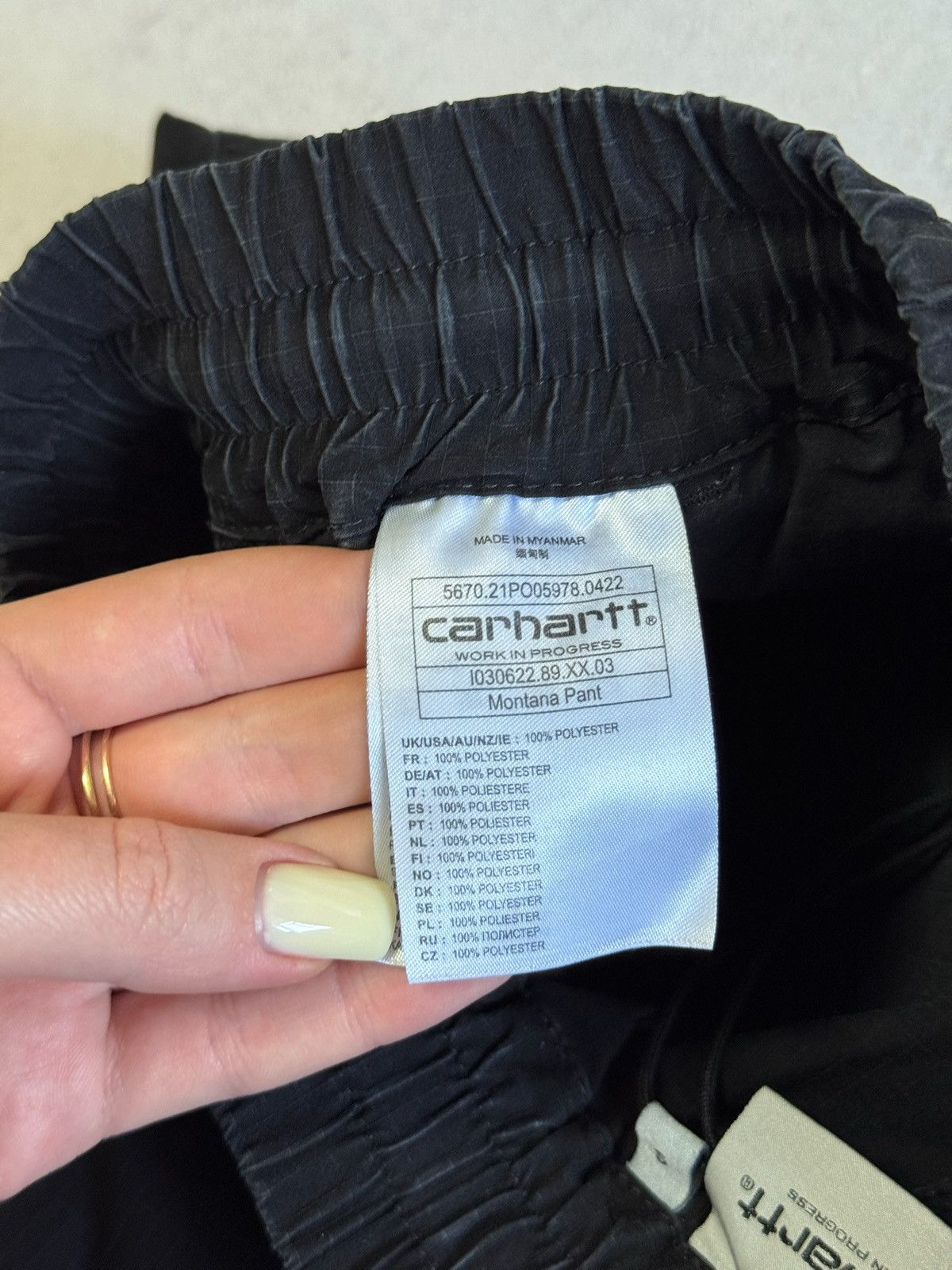 Carhartt Carhartt Carpenter Baggy Black Pants Montana Skate 90s Size US 30 / EU 46 - 9 Thumbnail