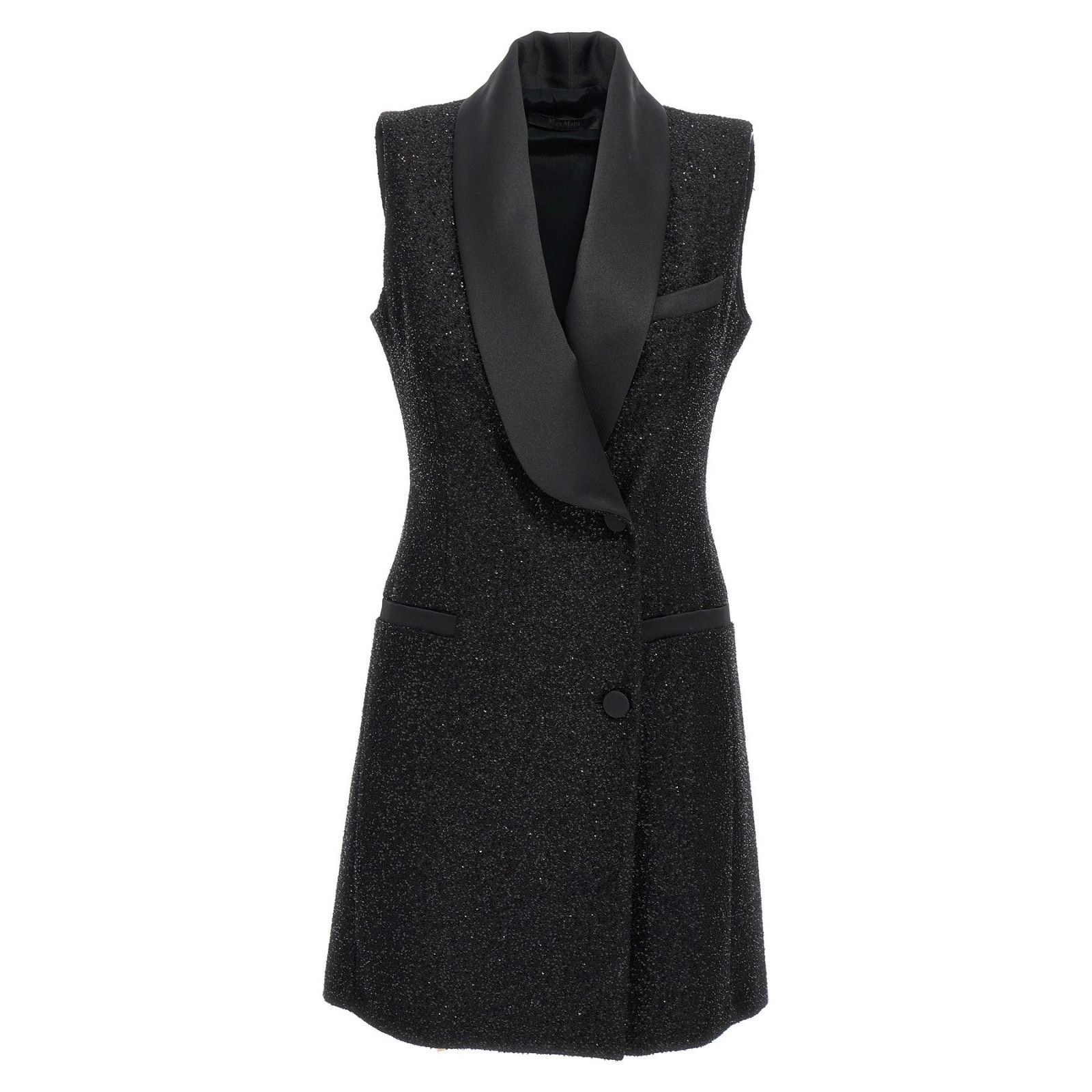 MAX MARA Eiffel Black Sequin Dress New & Authentic (Women's