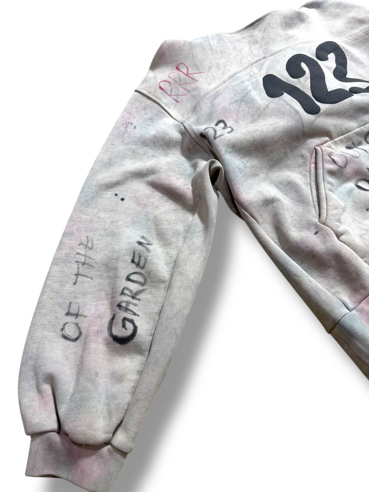 Designer × RRR-123 *RARE* GRAFFITI GARDEN RRR-123 GOD RELIGION HOODIE Size US S / EU 44-46 / 1 - 8 Thumbnail