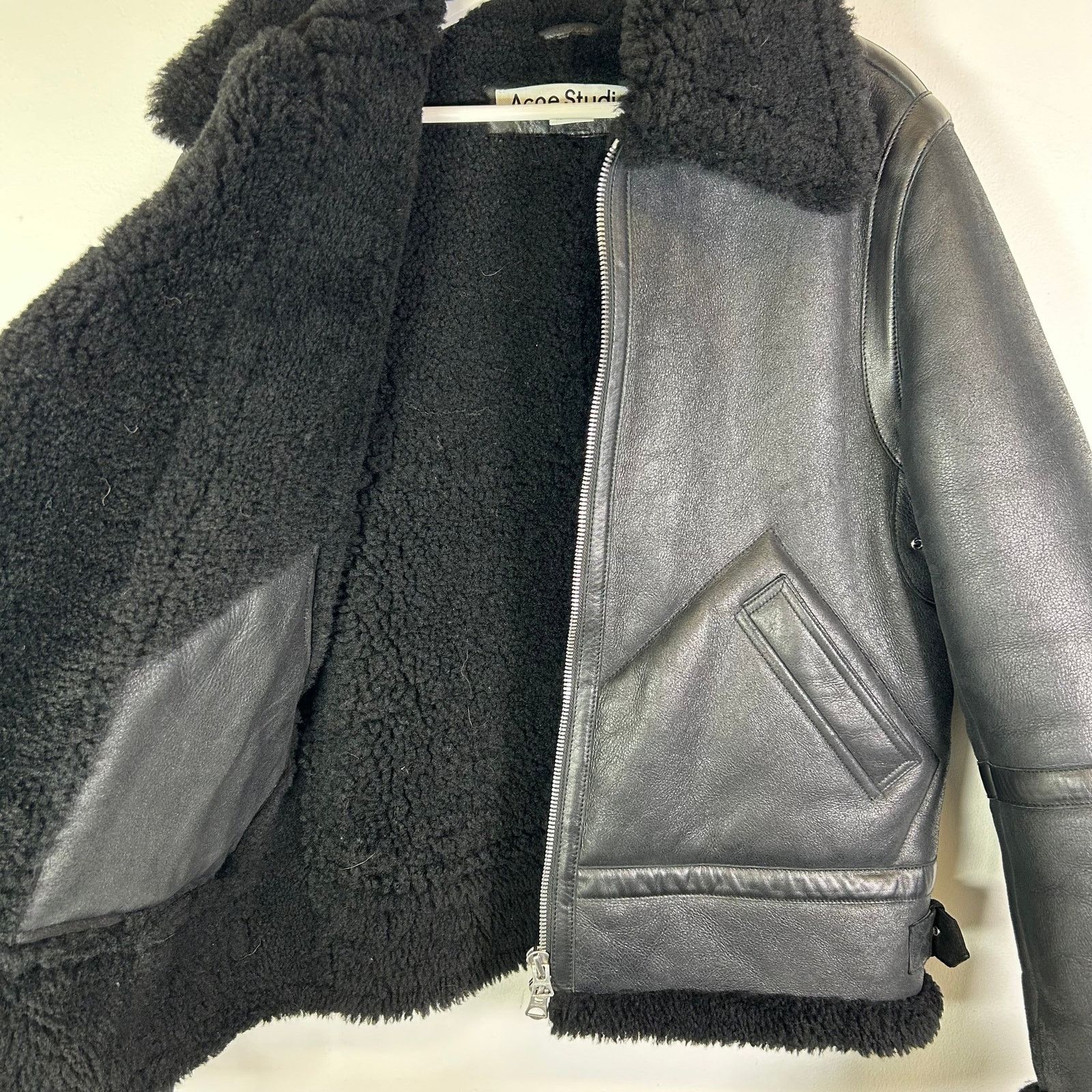 Acne Studios Acne Studios Ian Shearling Leather Jacket Size US L / EU 52-54 / 3 - 2 Thumbnail