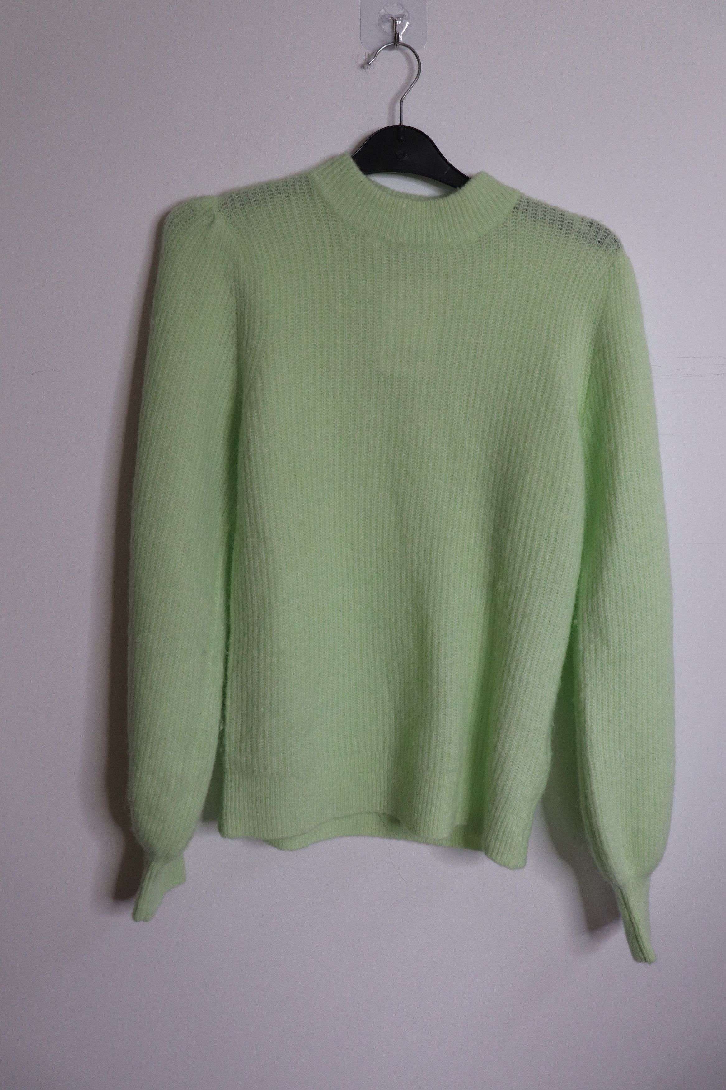 Ganni Lime green wool knit sweater - S Size S / US 4 / IT 40 - 1 Thumbnail