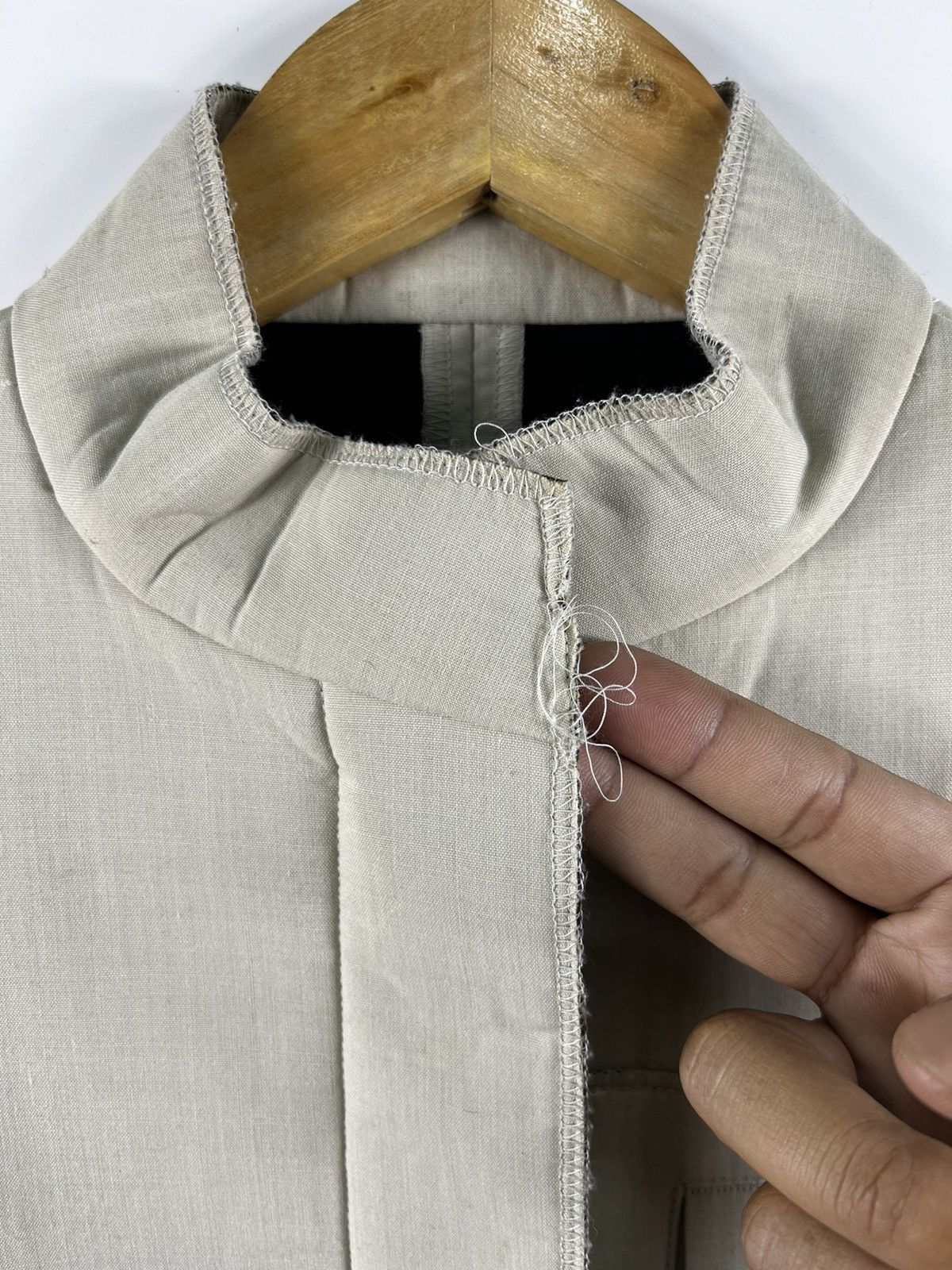 Yohji Yamamoto 🔥 YOHJI YAMAMOTO WXYZ WORK SHOP VISCOSE CROPED JACKET Size XS / US 0-2 / IT 36-38 - 6 Thumbnail