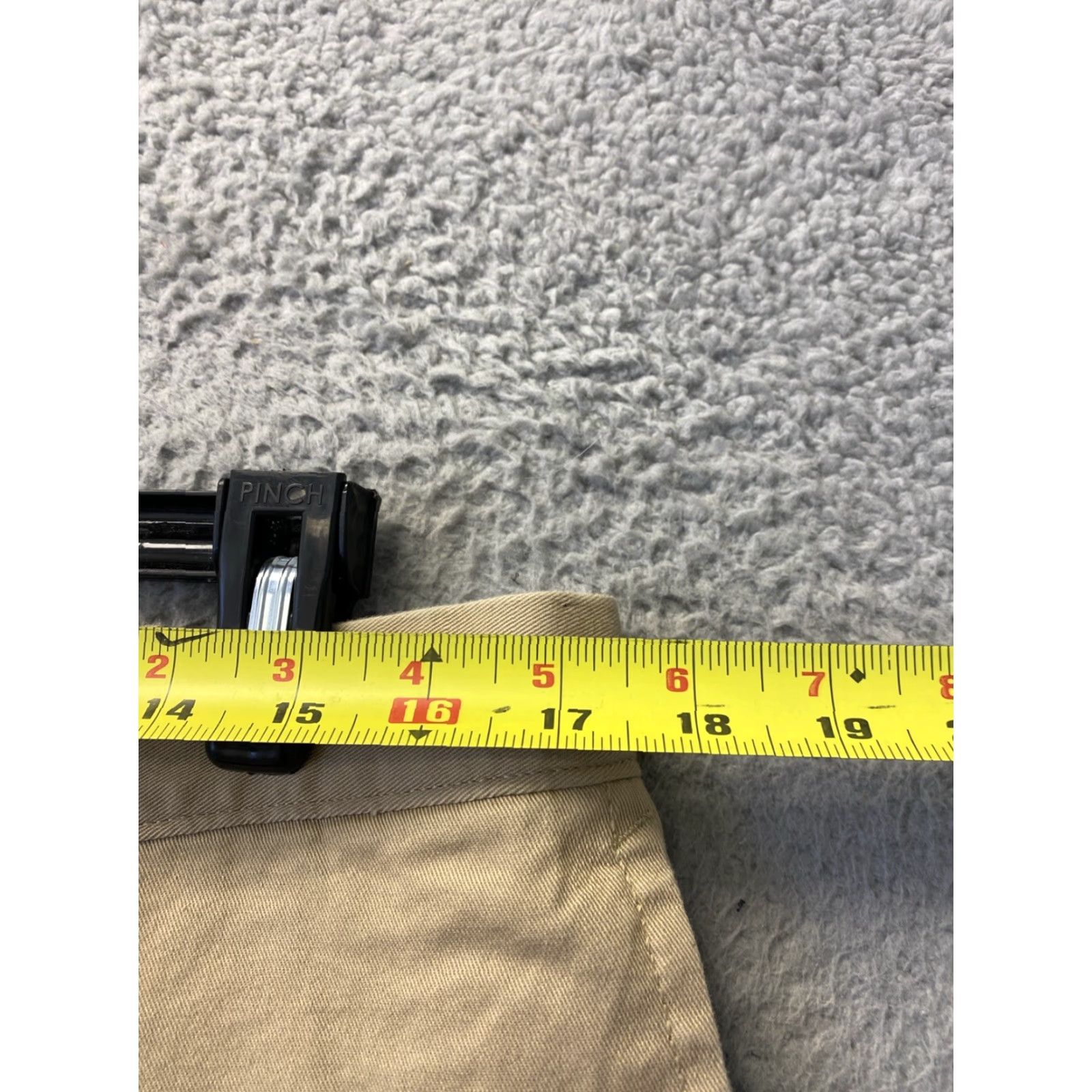 J.Crew VINTAGE J.CREW Mens Shorts 34 Khaki Chino Casual Travel Workwear Cotton Flat Front Size US 34 / EU 50 - 4 Thumbnail
