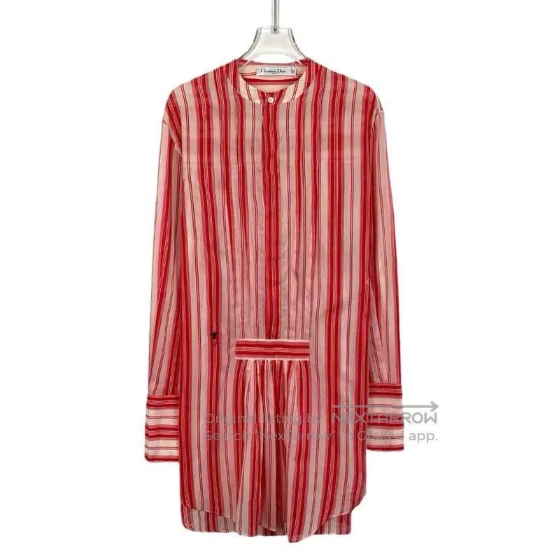Dior Dior Red Cotton Women's Dress . Size XS / US 0-2 / IT 36-38 - 1 Thumbnail