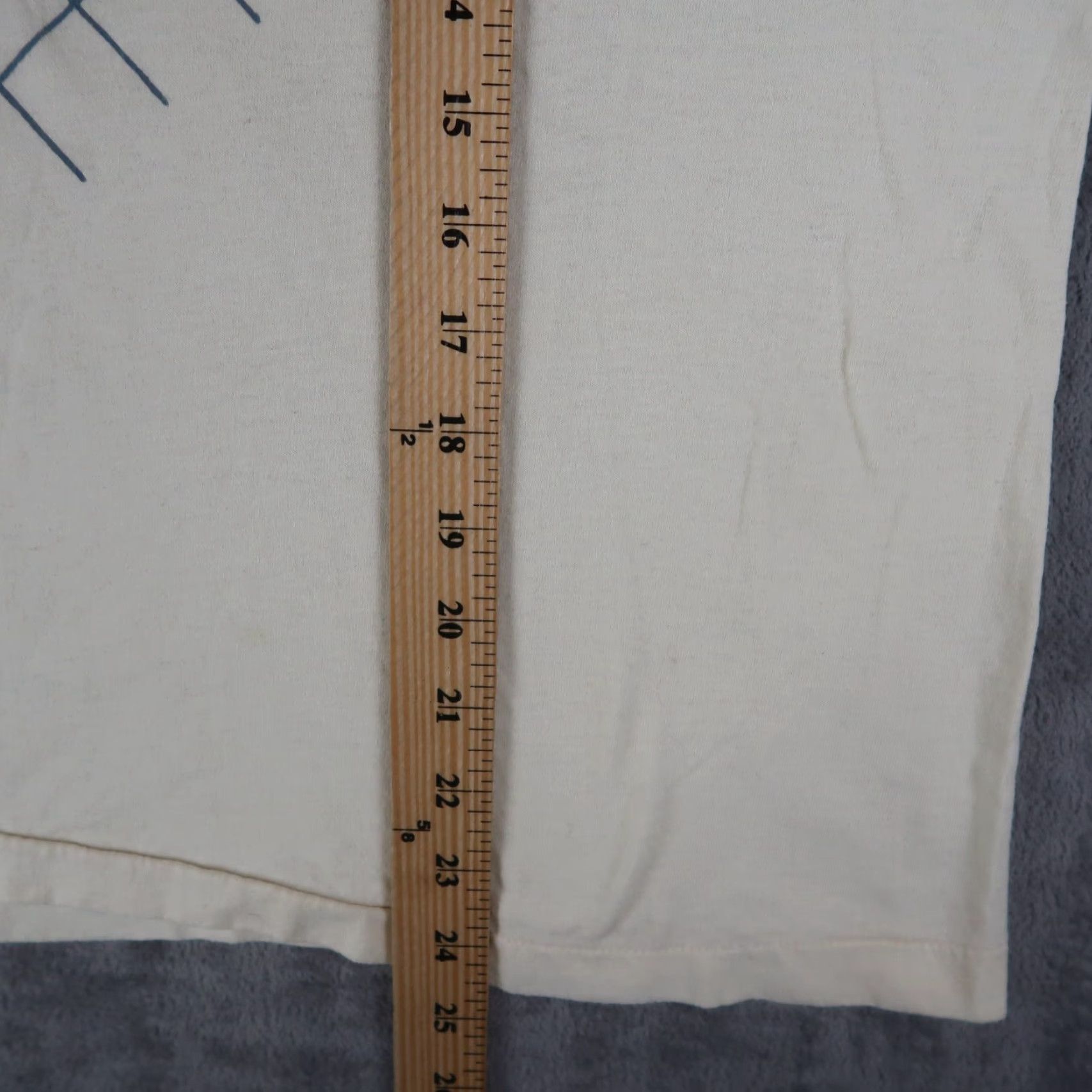 Vintage VINTAGE 80s Get Fit Healthnet L Ivory Single Stitch T Shirt USA Cotton Blend Size US L / EU 52-54 / 3 - 7 Thumbnail