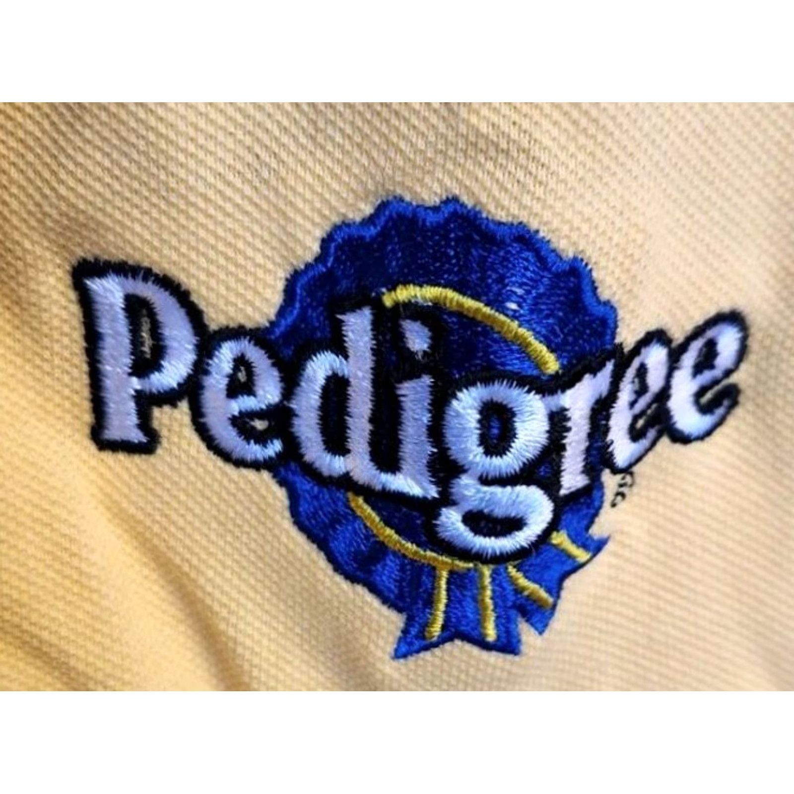 Vintage PEDIGREE Polo Shirt Men's XL Gear For Sports Yellow Embroidered Short Sleeve NWT Size US XL / EU 56 / 4 - 2 Thumbnail