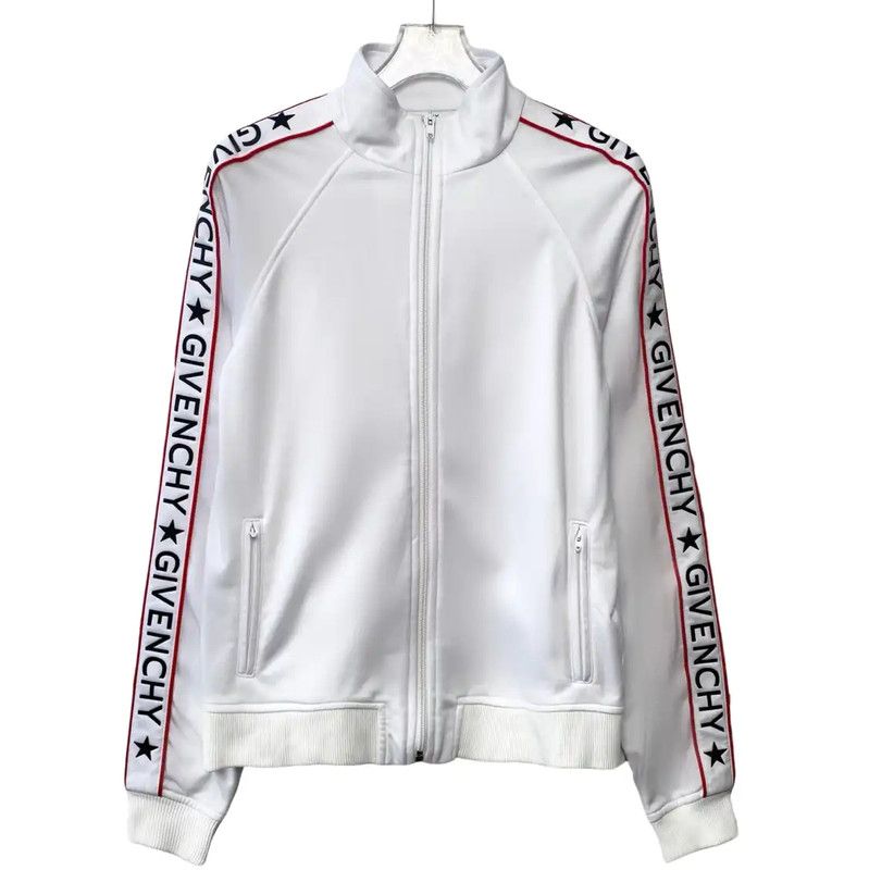 Givenchy Givenchy Women's White Cotton Jacket 0089 Size S / US 4 / IT 40 - 1 Thumbnail