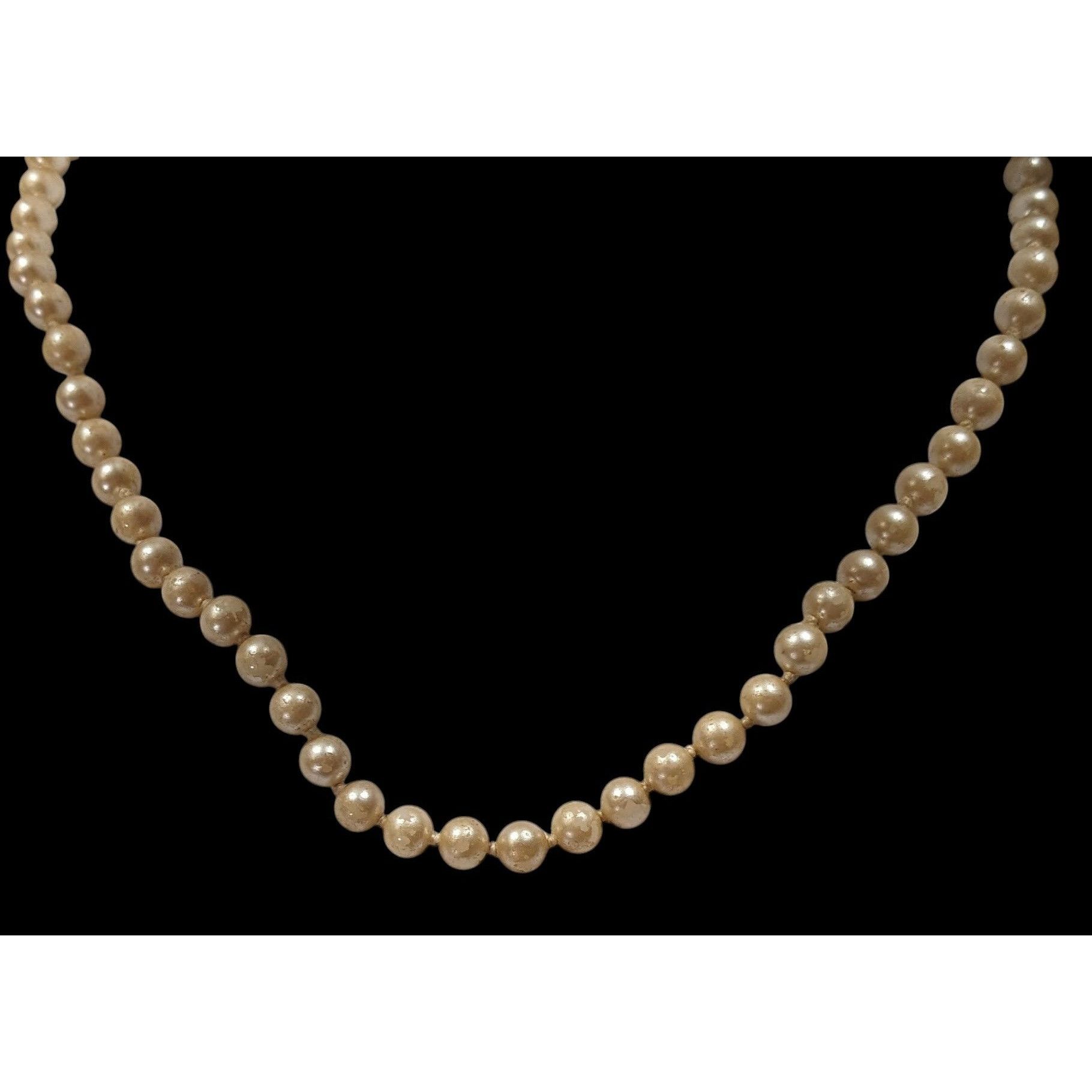 Other Vintage Japanese Faux Pearl Beaded Necklace Size ONE SIZE - 2 Thumbnail