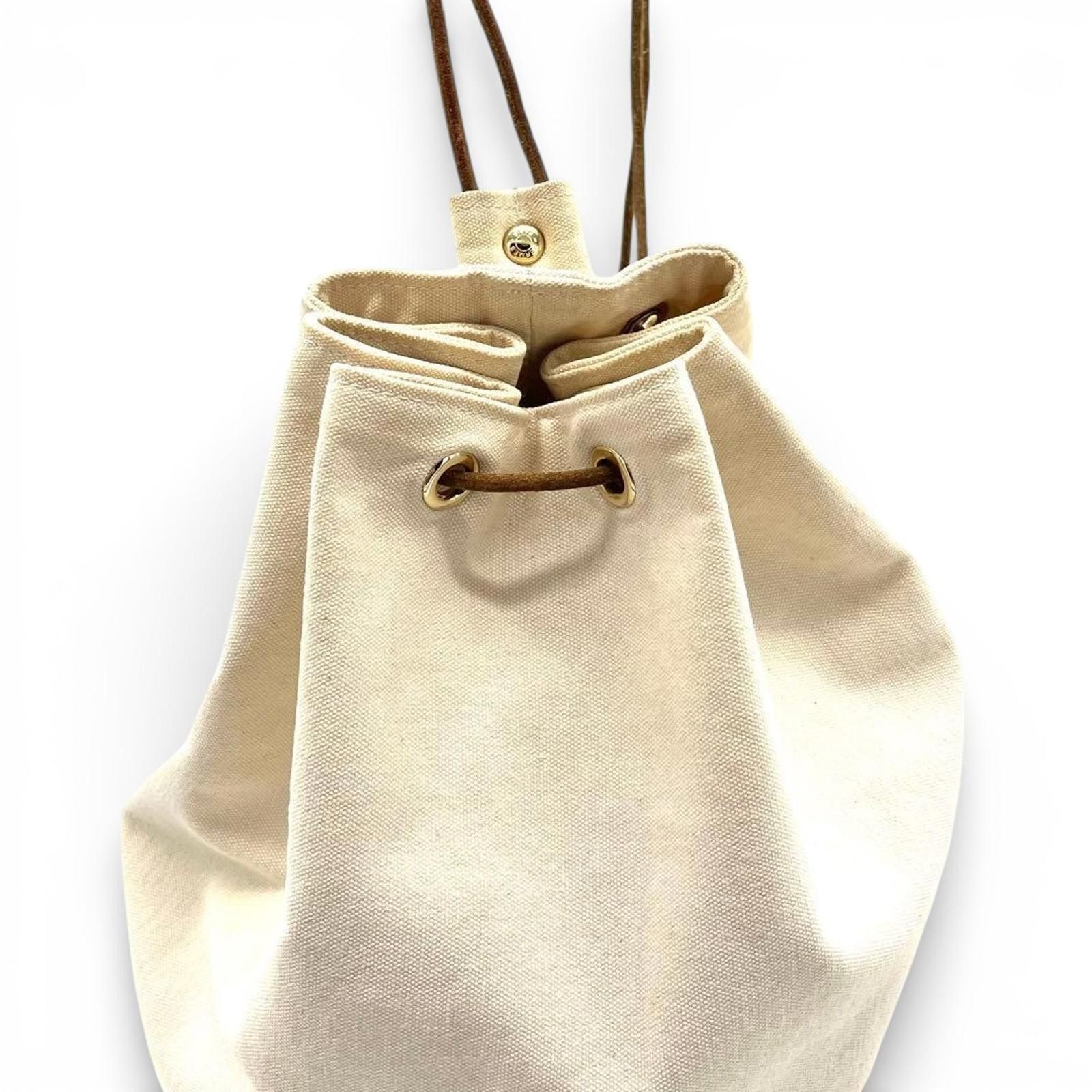Hermes Hermès - Women's Canvas Bucket Bag Size ONE SIZE - 8 Thumbnail