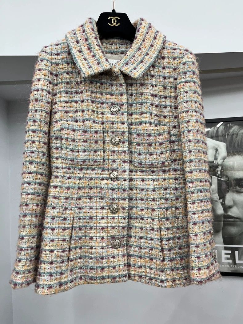 Chanel Colorful Tweed Woven Jacket - dmc