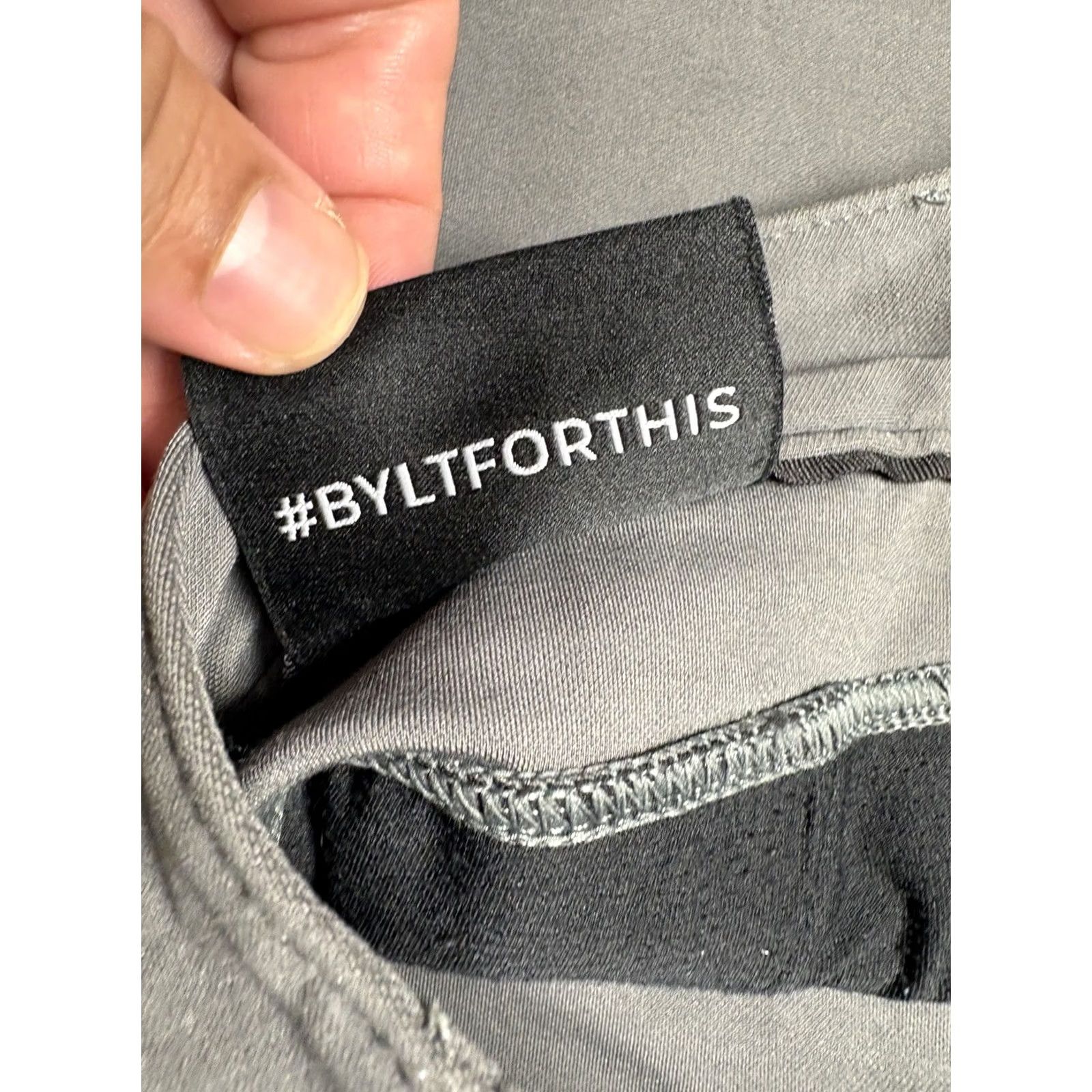 Vintage BYLT Everyday Pant 2.0 Mens Small Gray Performance Stretch Chino (Regular, Inseam 29) Size US 29 - 7 Thumbnail