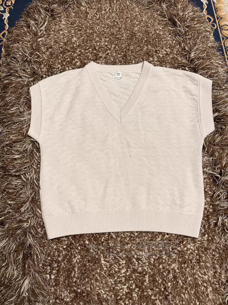 Hermes Hermes Short Sleeve Sweater Top Size XS / US 0-2 / IT 36-38 - 1 Thumbnail