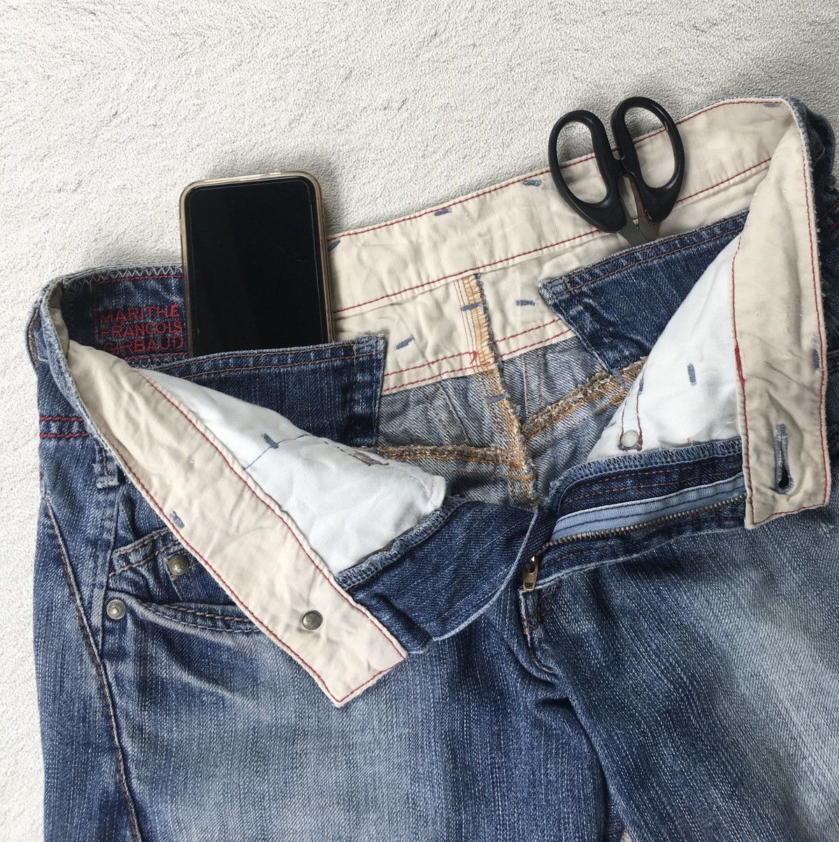 Marithe + Francois Girbaud 2000s Marithe Francois Girbaud Denim Size US 32 / EU 48 - 6 Thumbnail