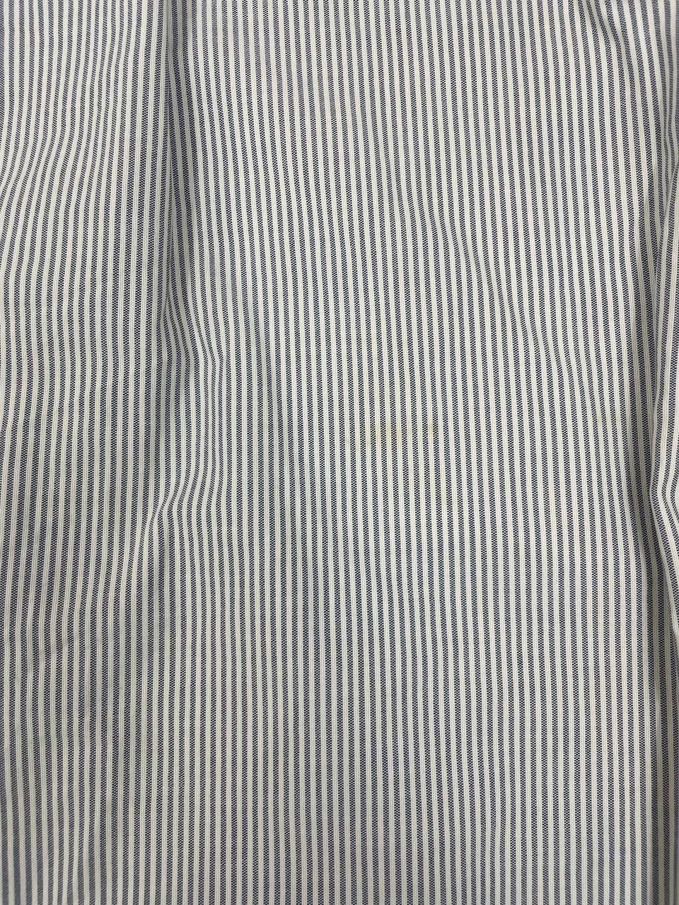 Allsaints AllSaints Vintage Men Cotton Shirt Striped WhiteBlue Size S Size US S / EU 44-46 / 1 - 10 Thumbnail